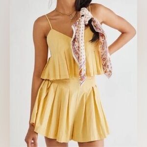 Free People Miki Two Piece Skort Set